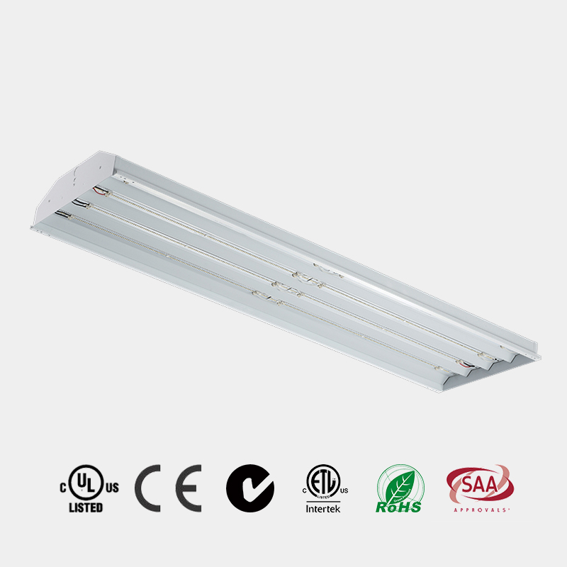 LED Warehouse Light 100w 150w 225w ETL DLC 130 LM/W microwave sensor emergency HG-L225A