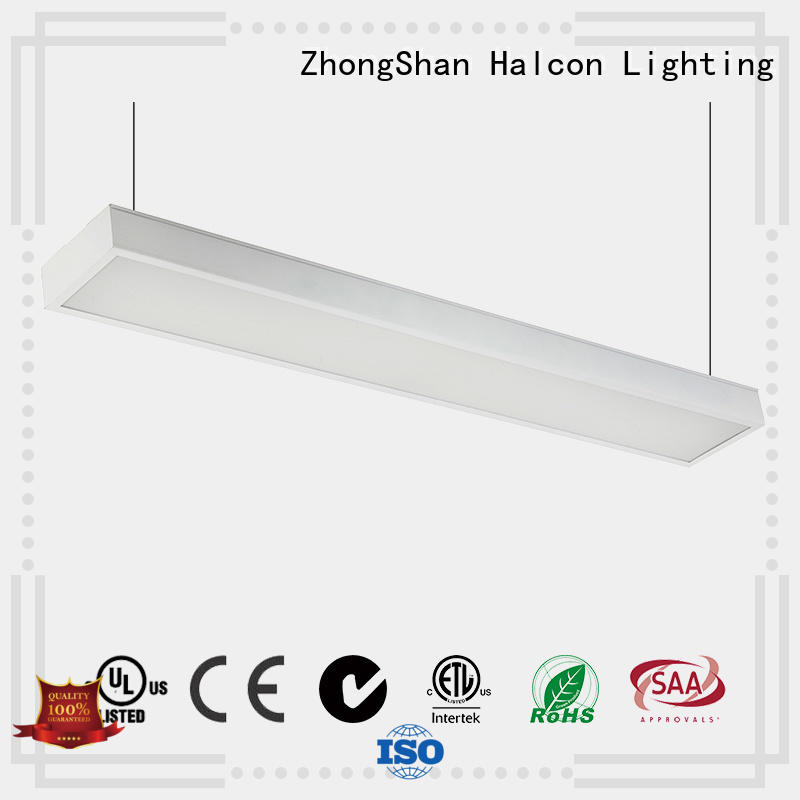 hanging etl up and down led light diffusion Halcon lighting company