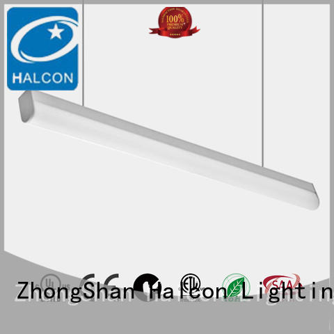 Halcon lighting Brand linkable aluminum down custom crystal pendant lighting
